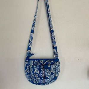 Vera Bradley Small Light Blue and White Bag